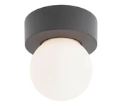 Lampy ogrodowe - Redo 90641 - Plafon zewnętrzny BULK 1xE27/28W/230V IP44 antracyt - miniaturka - grafika 1