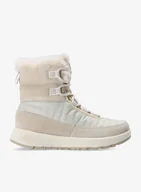 Buty zimowe męskie - Buty zimowe damskie Columbia Slopeside Peak Luxe - dark stone/sea salt - miniaturka - grafika 1