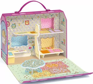 Podróżny domek dla lalek Djeco Bluchka i Tinyly - Lalki dla dziewczynek - miniaturka - grafika 1