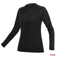 Koszulki rowerowe - Bielizna rowerowa damska Endura Baabaa Merino Wełniana Black - miniaturka - grafika 1