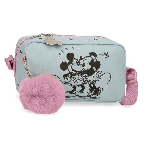 Joumma Disney Kisses M&M Obudowa na messenger Mały Niebieski 19,5x11,5x7,5 cm Poliester, niebieski, Mały pasek na ramię
