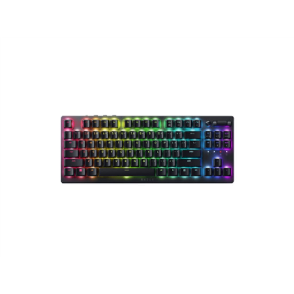 Razer Deathstalker V2 Pro Tenkeyless Klawiatura do gier Wireless RGB LED podświetlenie Cyrillic Bluetooth Linear Optical Switch Bezprzewodowe połączenie RZ03-04370800-R3R1