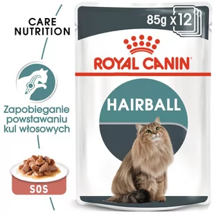 Royal Canin bytówka Hairball Care 12x85 g w sosie 16452-uniw - Mokra karma dla kotów - miniaturka - grafika 1