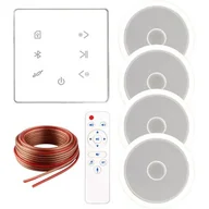 Głośniki i kolumny - MUSICMATE MM-SN300-W InvisiaSound Biały - miniaturka - grafika 1