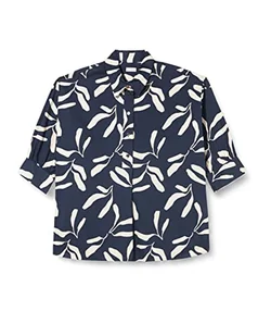 Seidensticker Damska bluzka Regular Fit z rękawem trzy czwarte, ciemnoniebieska, 34, granatowy, 34 - Bluzki damskie - miniaturka - grafika 1