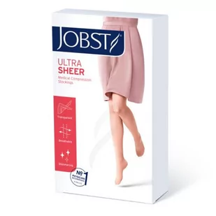JOBST ULTRASHEER Podkolanówki uciskowe regular CCL1 naturalny, rozmiar 3 ZP - Bielizna lecznicza - miniaturka - grafika 1