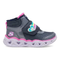 Buty dla dziewczynek - Obuwie sportowe Skechers 302669L NVPK - miniaturka - grafika 1
