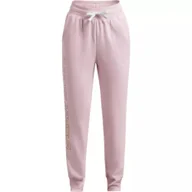 Odzież sportowa dziecięca - Spodnie dresowe dziewczęce Under Armour Rival Fleece Joggers - miniaturka - grafika 1