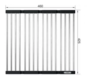 BLANCO 238482 Mata uniwersalna stal nierdzewna 460 x 425 mm - Akcesoria do armatury i ceramiki - miniaturka - grafika 1