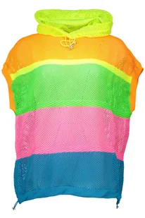 WIELOKOLOROWY SWETER LOVE MOSCHINO - Love Moschino - Koszulki i topy damskie - miniaturka - grafika 1
