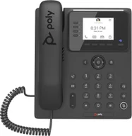 Telefonia VoIP - POLY CCX 350 telefon VoIP Czarny LCD 2200-49690-019 - miniaturka - grafika 1