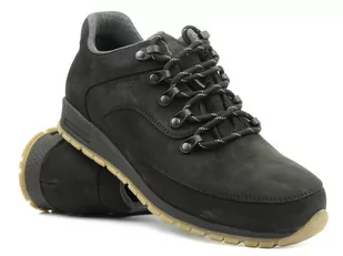 Trekkingi męskie z membraną WATERPROOF - TAPI C-9185,czarne - Buty trekkingowe męskie - miniaturka - grafika 1