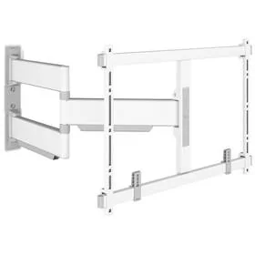 Uchwyt do TV Vogel’s ELITE TVM 5645W  pro úhlopříčky 40" až 77", nosnost 45 kg (TVM 5645 w) Biały - Uchwyty do telewizora - miniaturka - grafika 1