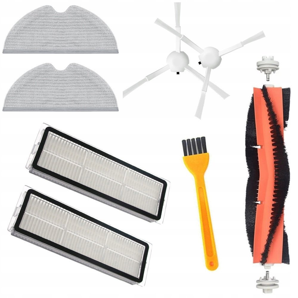 ZESTAW FILTRY SZCZOTKI do Dreame F9, Xiaomi Robot Vacuum - Mop 1c 2c 2 Pro+