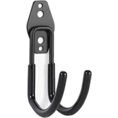 Zawiasy, okucia i inne akcesoria - Wytrzymałe haki do przechowywania w garażu, uchwyt na wąż ogrodowy, duże haki w kształcie litery J do organizera do przechowywania narzędzi, czarne - miniaturka - grafika 1