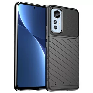 Hurtel Thunder Case etui Xiaomi 12 Lite silikonowy pancerny pokrowiec czarne - Etui i futerały do telefonów Hurtel Thunder Case etui Xiaomi 12 Lite silikonowy pancerny pokrowiec czarne - Etui i futerały do telefonów - miniaturka - grafika 1