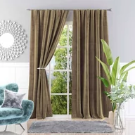 Zasłony - Zasłona Welur Esti Sosnowa 135x250cm 135 x 250[cm] sosnowy - miniaturka - grafika 1