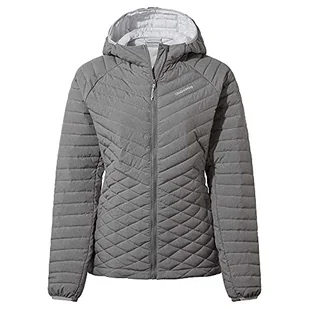 Craghoppers Damska kurtka z kapturem Expolite damska kurtka termiczna szary Soft Grey Marl 40 - Kurtki damskie - miniaturka - grafika 1