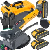 Narzędzia glazurnicze - Powermat PRZYSSAWKA WIBRUJĄCA DO UKŁADANIA PŁYTEK WIBRATOR DO POZIOMOWANIA 2XAKU 21V - miniaturka - grafika 1