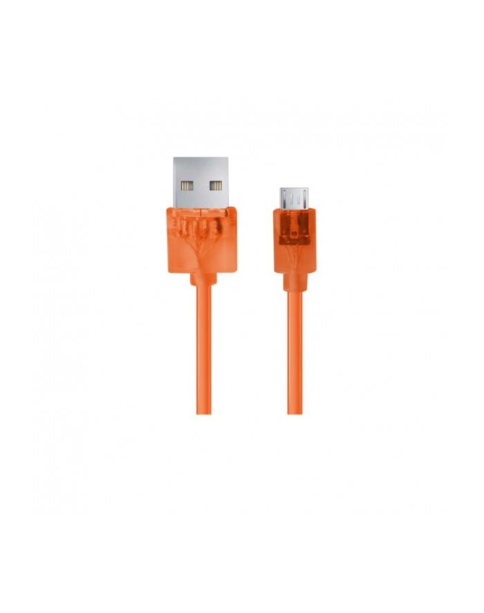 ESPERANZA EB185O Kabel MICRO USB 2.0 A-B M/M 1,5m|Transfer i Ładowanie-POMARAŃCZ EB185O - 5901299919828