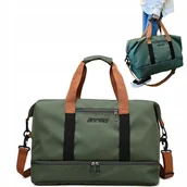 Torby podróżne - TORBA PODRÓŻNA BAGAŻ TURYSTYCZNA SPORTOWA duża Treningowa Wodoodporna - miniaturka - grafika 1