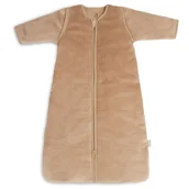 Śpiworki dla dzieci - Jollein - Śpiworek Niemowlęcy Całoroczny 4 Pory Roku Z Odpinanymi Rękawami Velvet Biscuit 110 Cm - miniaturka - grafika 1