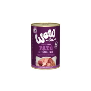 Wow Cat Senior Geflugel Ente - drób z kaczką dla kota seniora 400 g - Mokra karma dla kotów Wow Cat Senior Geflugel Ente - drób z kaczką dla kota seniora 400 g - Mokra karma dla kotów - miniaturka - grafika 1