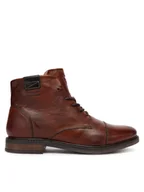 Botki męskie - Bugatti Trzewiki 315-95754-1000 Brązowy - miniaturka - grafika 1