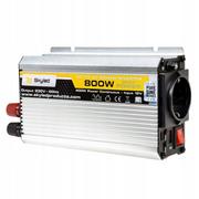 Przetwornice samochodowe - SKYLED PRZETWORNICA SAMOCHODOWA 800W PEŁNY SINUS 12V 230V USB - miniaturka - grafika 1