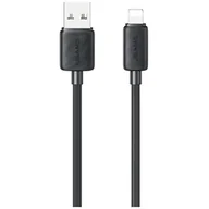 Kable USB - Kabel USB-A - Lightning USAMS KY Series US-SJ689 1 m Czarny - miniaturka - grafika 1