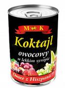Zdrowa żywność - MK Koktajl owocowy w lekkim syropie 410 g - miniaturka - grafika 1