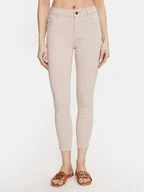 Spodnie damskie - Morgan Jeansy 241-POLIA1 Beżowy Skinny Fit - miniaturka - grafika 1