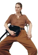 Dresy damskie - MAGLIA VIOLET Donna Liviana Conti TRAFORATA - miniaturka - grafika 1