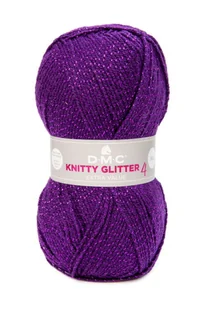 Włóczka DMC Knitty 4 Glitter kol. 225 Fiolet - Pasmanteria - miniaturka - grafika 1