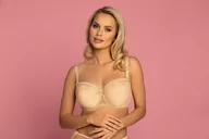Biustonosze - Biustonosz VENA VB-430 beż usztywniany full cup (kolor beżowy, rozmiar 85B) - miniaturka - grafika 1