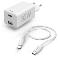 Ładowarki do telefonów - Hama mini 32W 1x USB-C, 1x USB-A + kabel USB-C - miniaturka - grafika 1