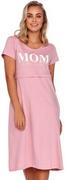 Koszule damskie - Doctor Nap Mom - różowa koszulka z ekspresem pod biustem, Rozmiar: S - miniaturka - grafika 1