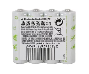 Auchan - Baterlie Alkaiczne AA LR6 1,5V - Baterie i akcesoria - miniaturka - grafika 1