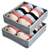 Meble modułowe i akcesoria - Aiqinu Organizer Do Przechowywania Biustonoszy 7 Komórek - miniaturka - grafika 1