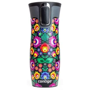 Kubek termiczny Contigo West Loop 2.0 470ml - Folklor  - Czarny Mat - Kubki termiczne - miniaturka - grafika 1