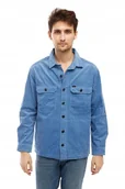 Koszule męskie - LEE JUMBO CORD OVERSHIRT BLUE L68DDC98 S - miniaturka - grafika 1
