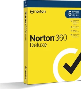 Norton NORTON 360 DELUXE 50GB +VPN 1 uživatel pro 5 zařízení na 1 rok - BOX - Programy antywirusowe - miniaturka - grafika 1