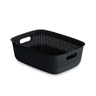 Pudła i pojemniki do przechowywania - POJEMNIK OPENSTORE 39X29X13CM 10L CZARNY (5510) - miniaturka - grafika 1