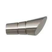 Karnisze - Zakończenie kolor efekt stali nierdzewnej SALOMA 19 mm Bojanek - miniaturka - grafika 1