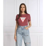 Koszulki i topy damskie - GUESS T-shirt ORIGINAL | Regular Fit - miniaturka - grafika 1