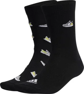 Adidas Skarpety adidas Run X Ultraboost Shoe Love Graphic 2PP IC1286 - Skarpety termoaktywne - miniaturka - grafika 1