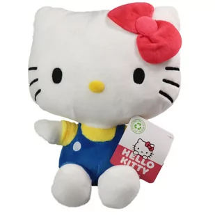 Hello Kitty Maskotka 25 Cm Niebieski Kotek - Maskotki i pluszaki - miniaturka - grafika 1