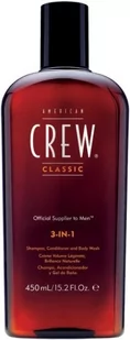 American Crew Classic 3w1 Żel pod Prysznic Szampon Odżywka do Włosów 450 ml - Żele pod prysznic dla mężczyzn - miniaturka - grafika 1