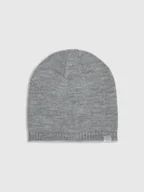Czapki męskie - 4F Czapka zimowa uniseks - szara Uniwersalny - miniaturka - grafika 1