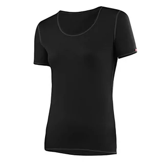 Koszulki i topy damskie - Löffler damska koszulka DA. SHIRT KA TRANSTEX LIGHT, czarna, 44 22605 - grafika 1